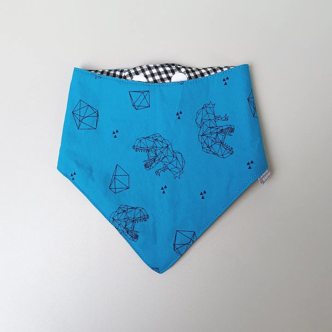 SCARF BIBS_A6017_ORIGAMI DINO