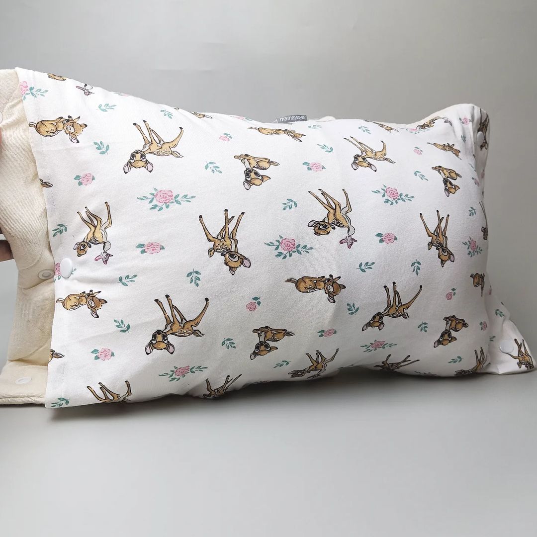 MINI TRAVEL NURSING ARM PILLOW_B4246_BAMBI PUTIH (KAOS)