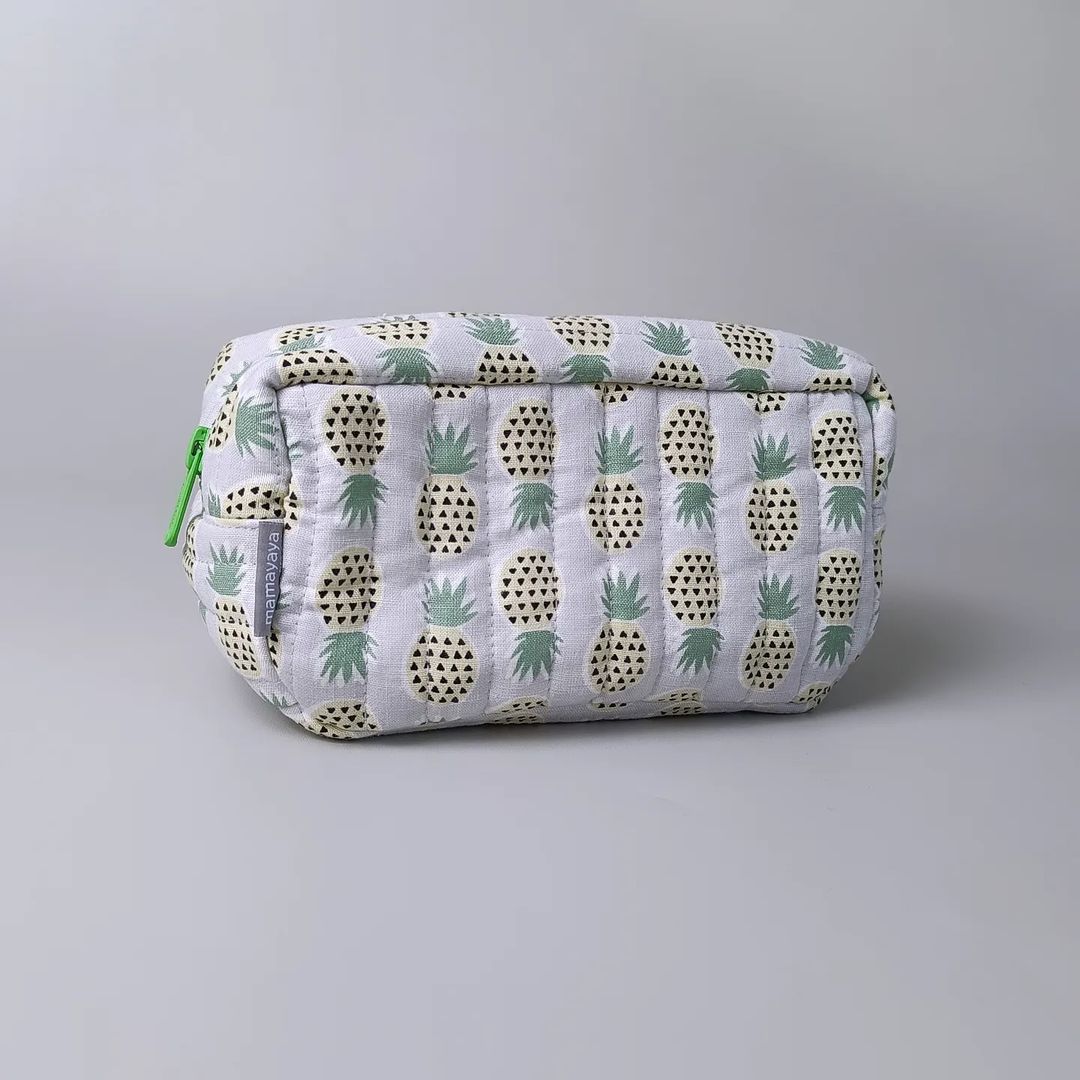 COSMETIC POUCH QUILTED_C6040_NANAS ABU