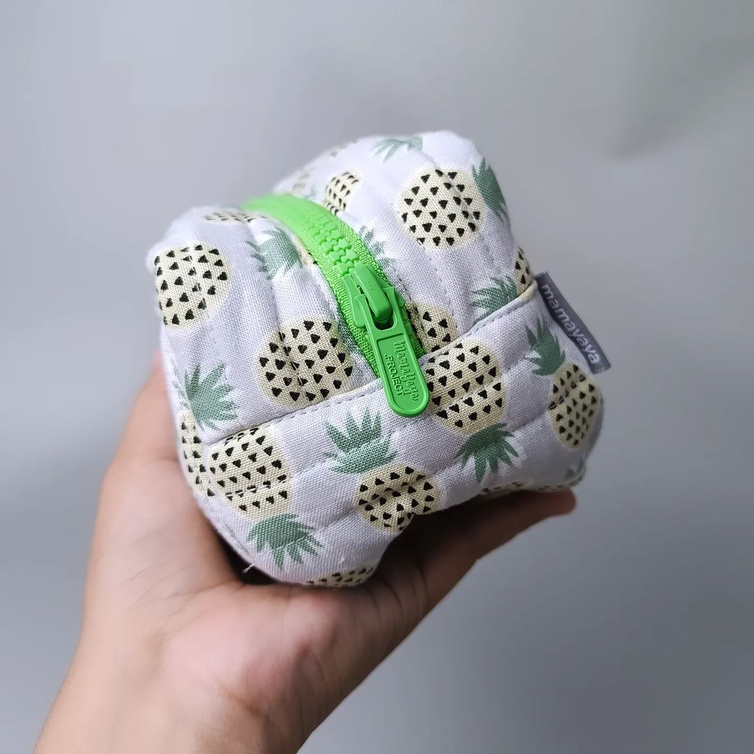 COSMETIC POUCH QUILTED_C6040_NANAS ABU