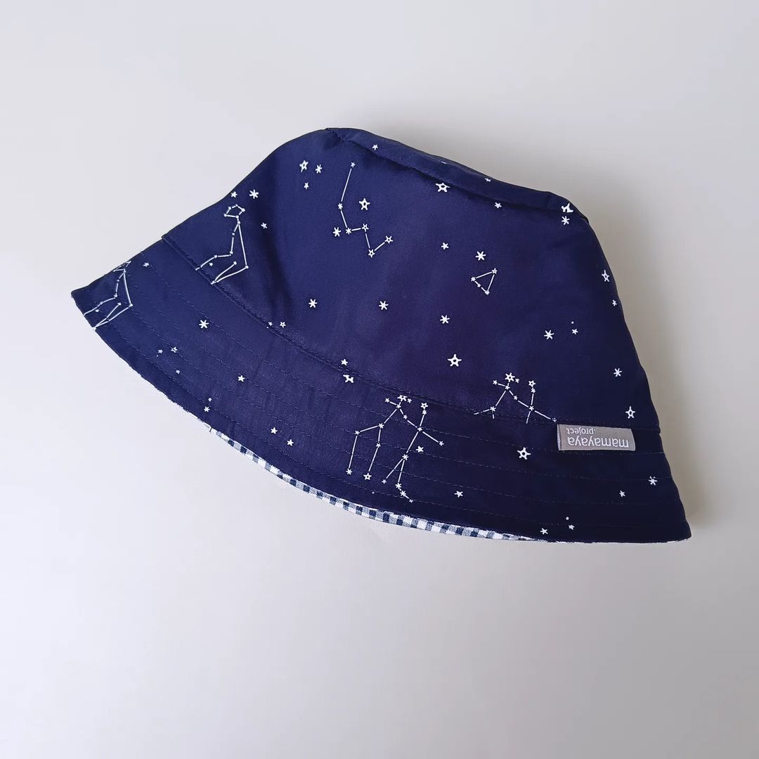BUCKET HAT_A6124_RASI BINTANG NAVY_50