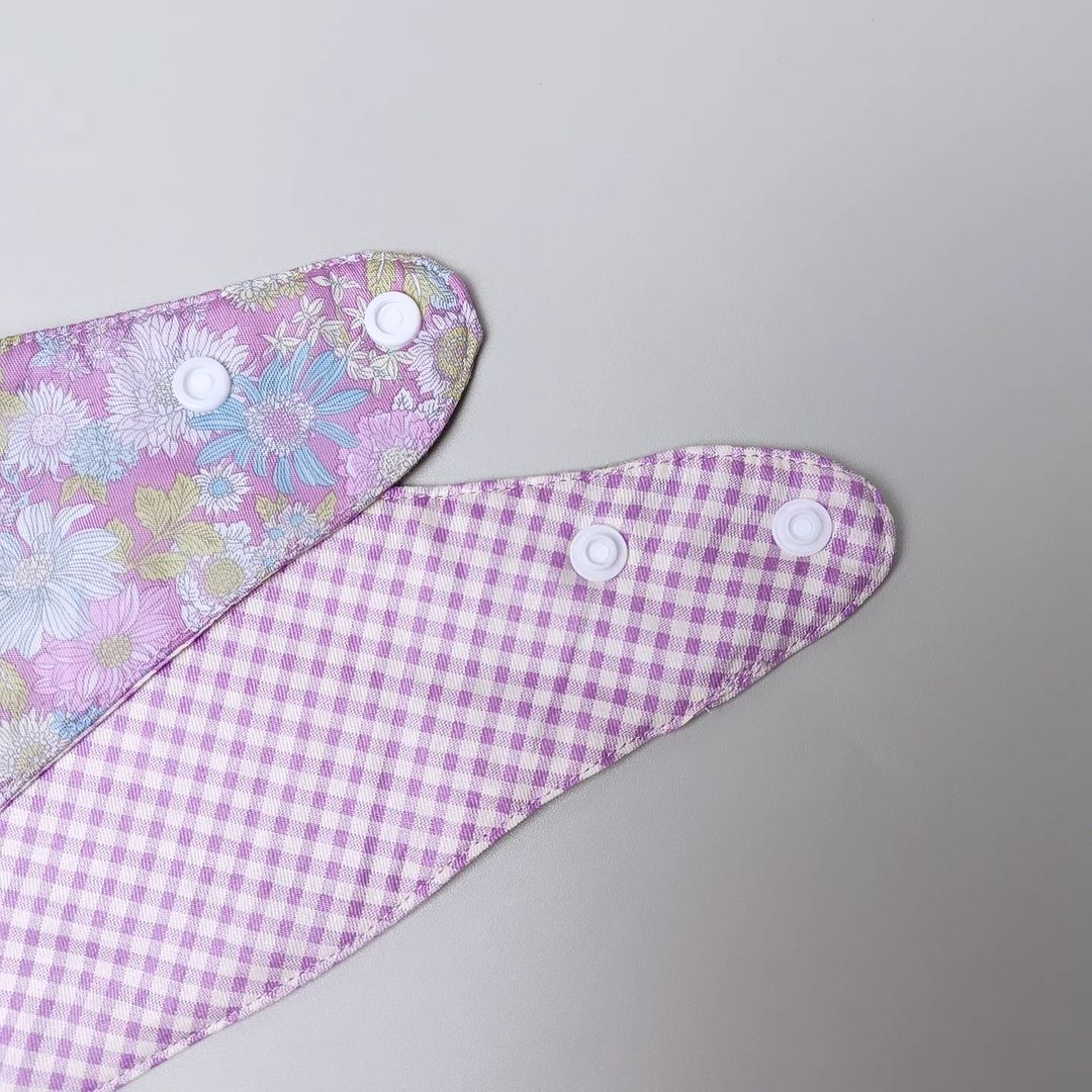 SCARF BIBS_A6084_BUNGA KRISAN UNGU