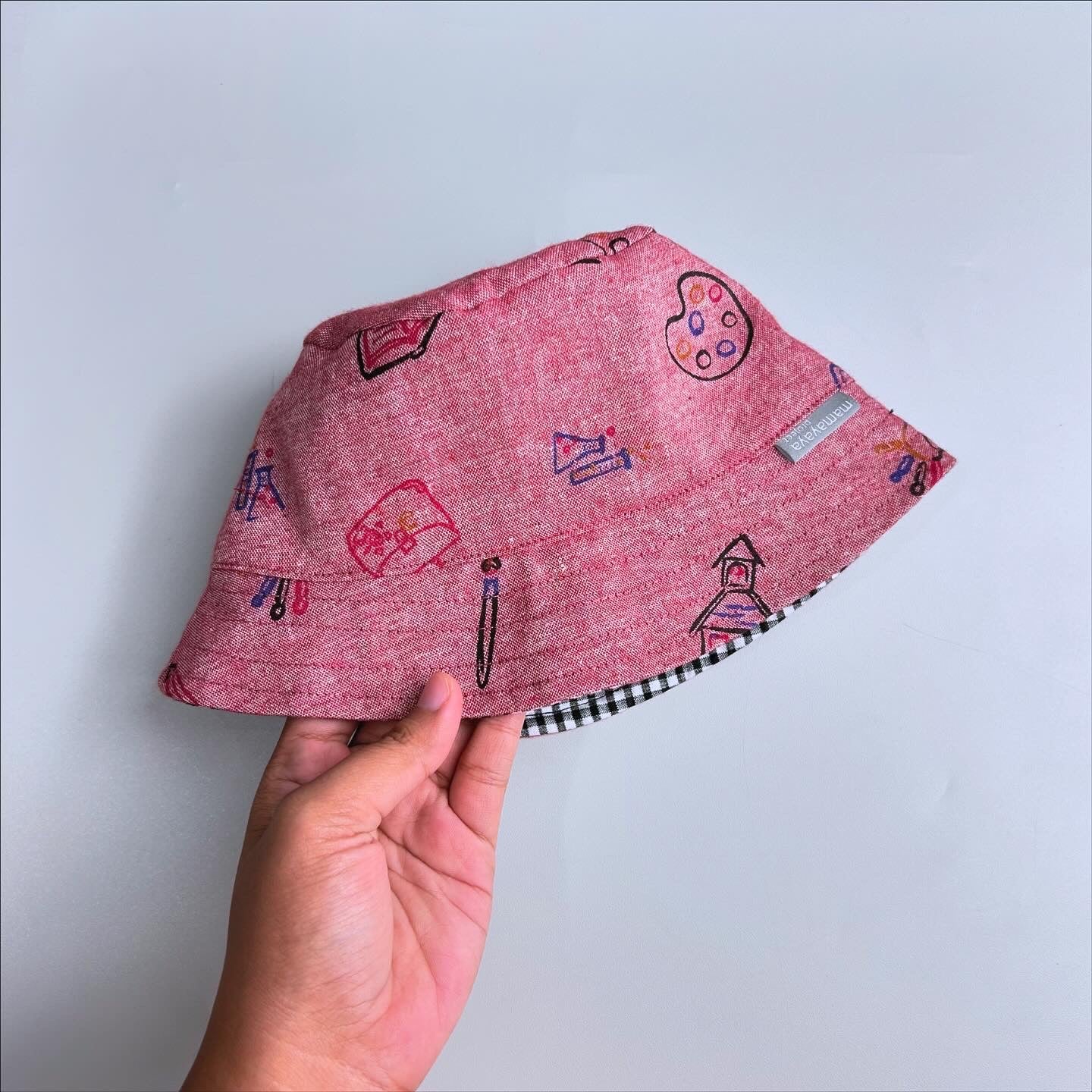 BUCKET HAT_A7021_STUDY MAROON_60