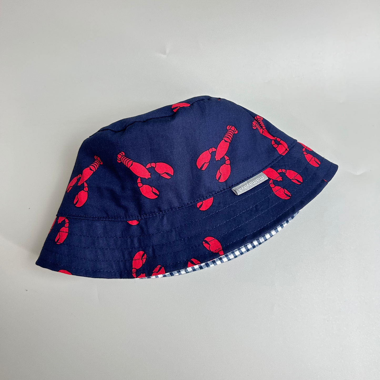 BUCKET HAT_A7099_LOBSTER MERAH NAVY_52