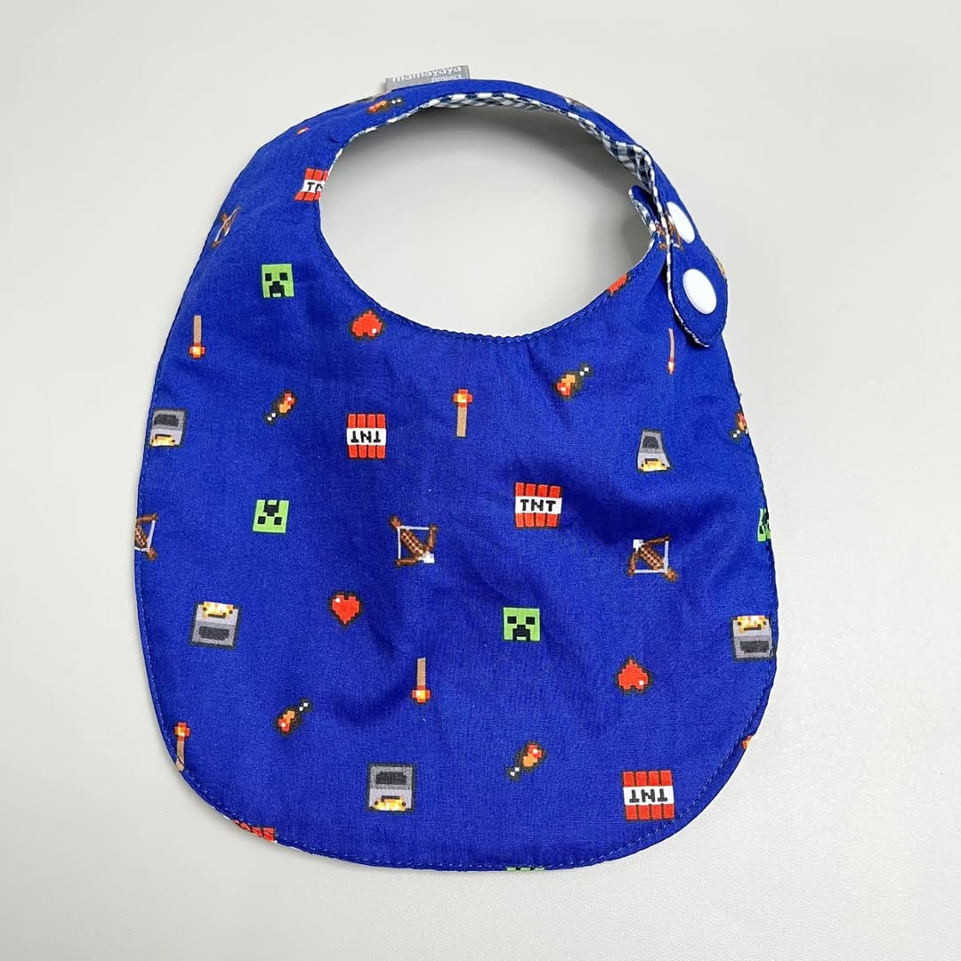 ROUND BIBS_A6421_MINECRAFT