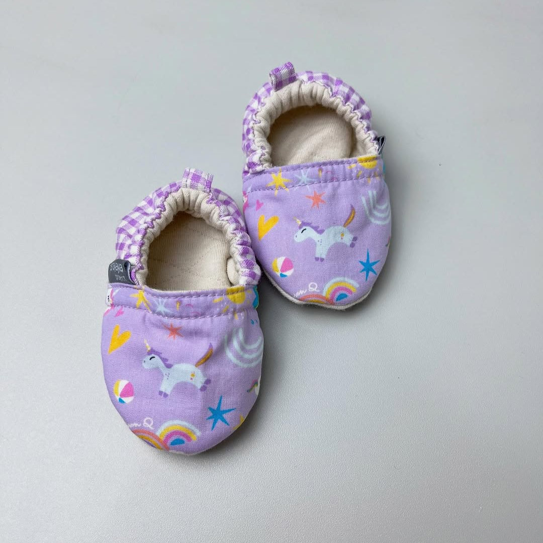 BABY SHOES_A6278_MINI UNICORN LILAC_(3-6)
