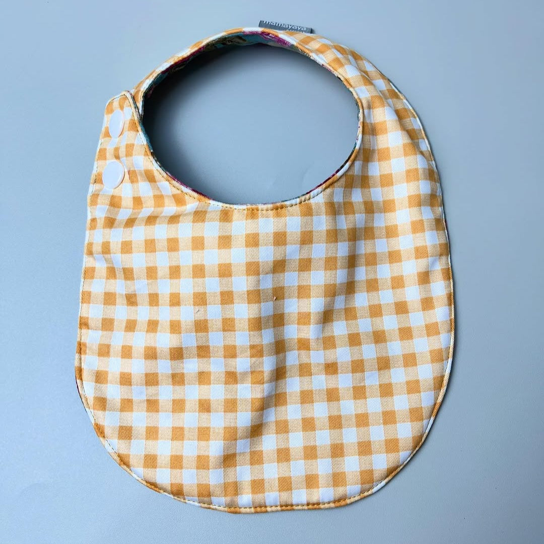 ROUND BIBS_A7161_CAMELIA HIJAU