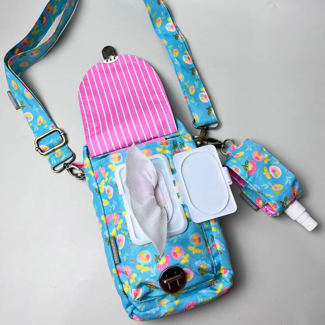 PHONE WALLET POUCH (PWP) + HS HOLDER_C7088M_MINI AMARA LIGHTSEA (MILKY)