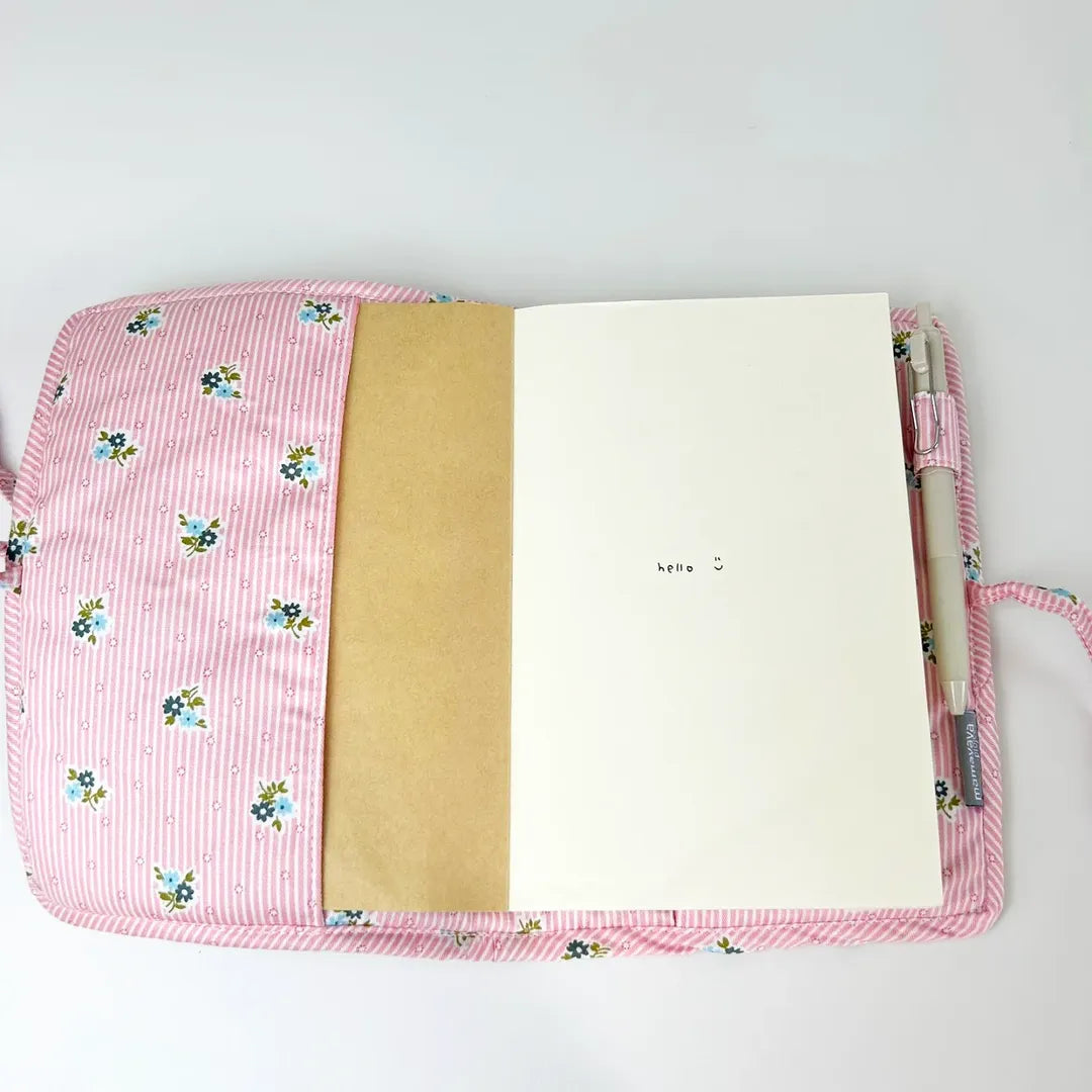 JOURNAL BOOK_BUNGA GARIS PINK