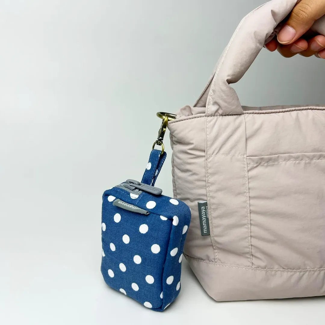 POUCH COIN_POLKA BIRU