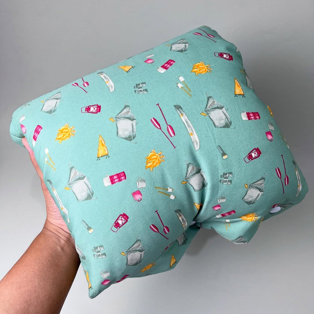 TRAVEL NURSING ARM PILLOW_A6336_CAMPING HIJAU