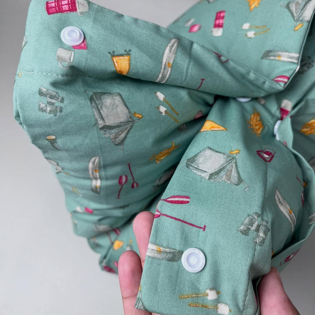 TRAVEL NURSING ARM PILLOW_A6336_CAMPING HIJAU