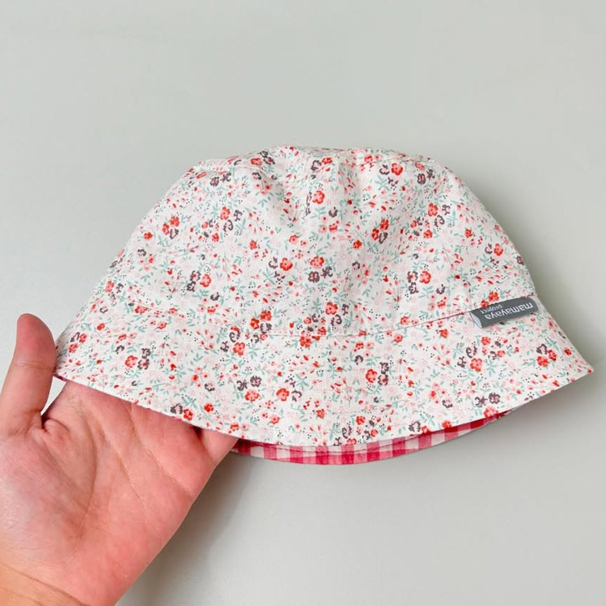 BUCKET HAT_A7063_BUNGA IRIS ORANGE_56