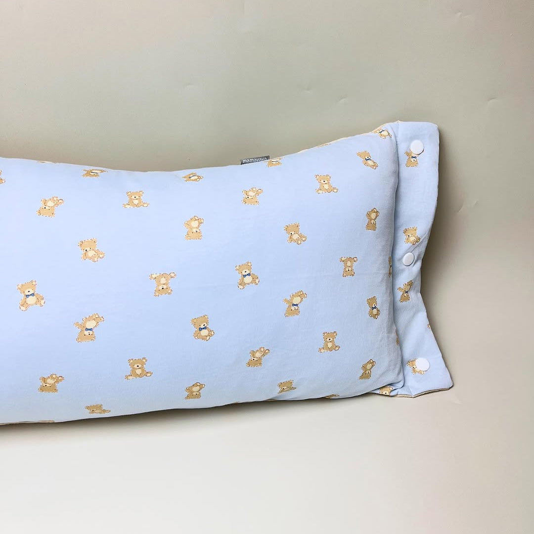 TRAVEL NURSING ARM PILLOW_B7085_TEDDY BEAR BLUE