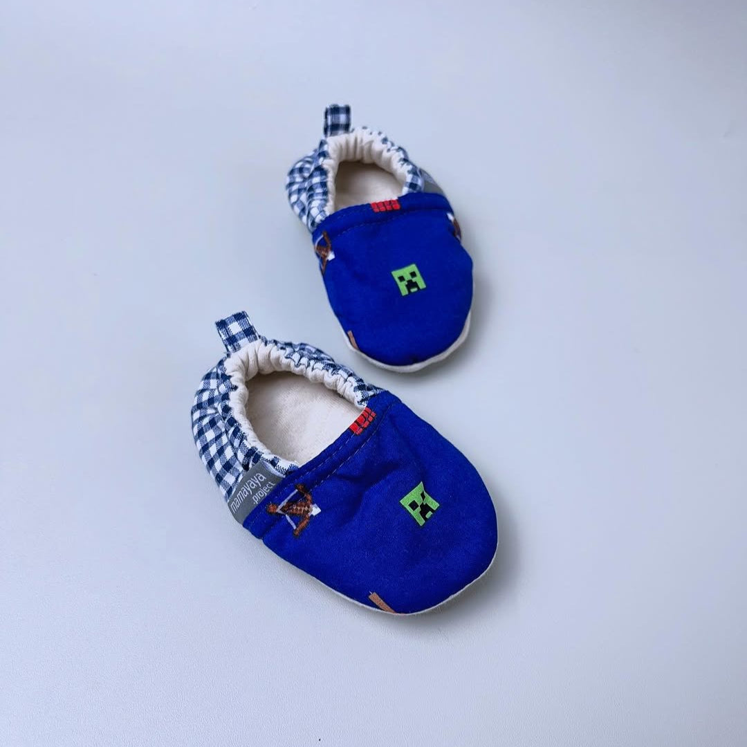 BABY SHOES_A6421_MINECRAFT BLUE_(3-6)