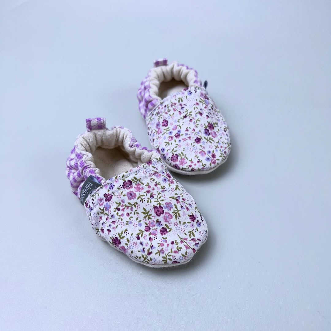 BABY SHOES_A7062_BUNGA IRIS UNGU_(3-6)