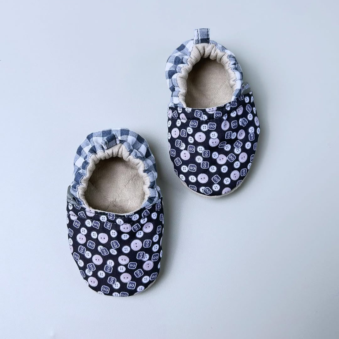 BABY SHOES_A7077_KANCING ABU_(9-12)