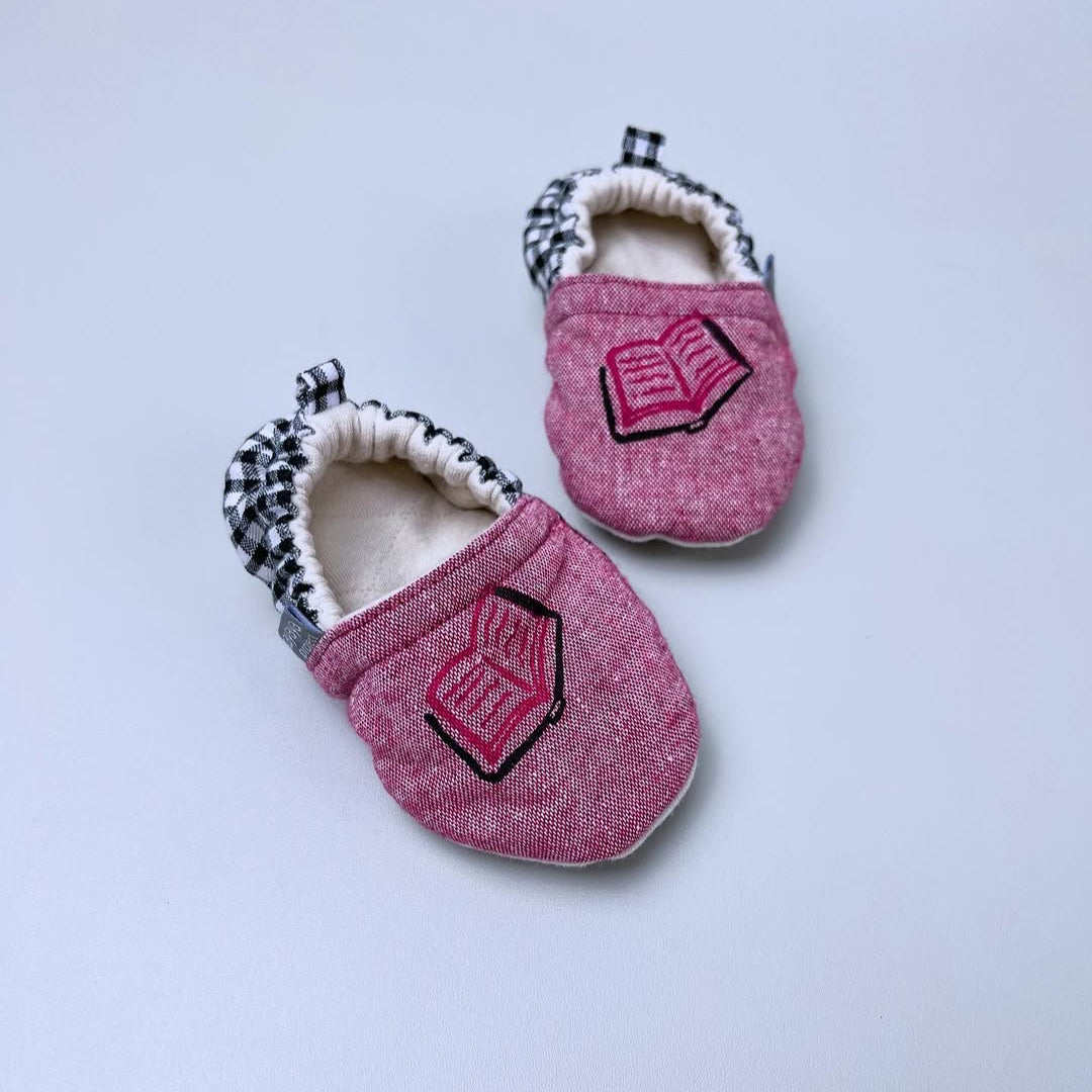 BABY SHOES_A7021_STUDY MAROON_(0-3)