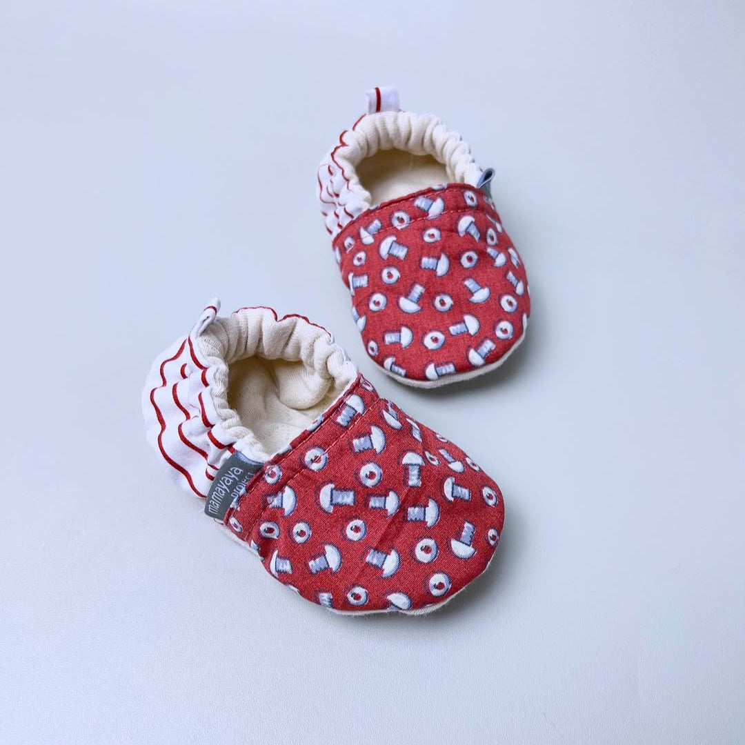 BABY SHOES_A7032_SCREW BROWN_(9-12)