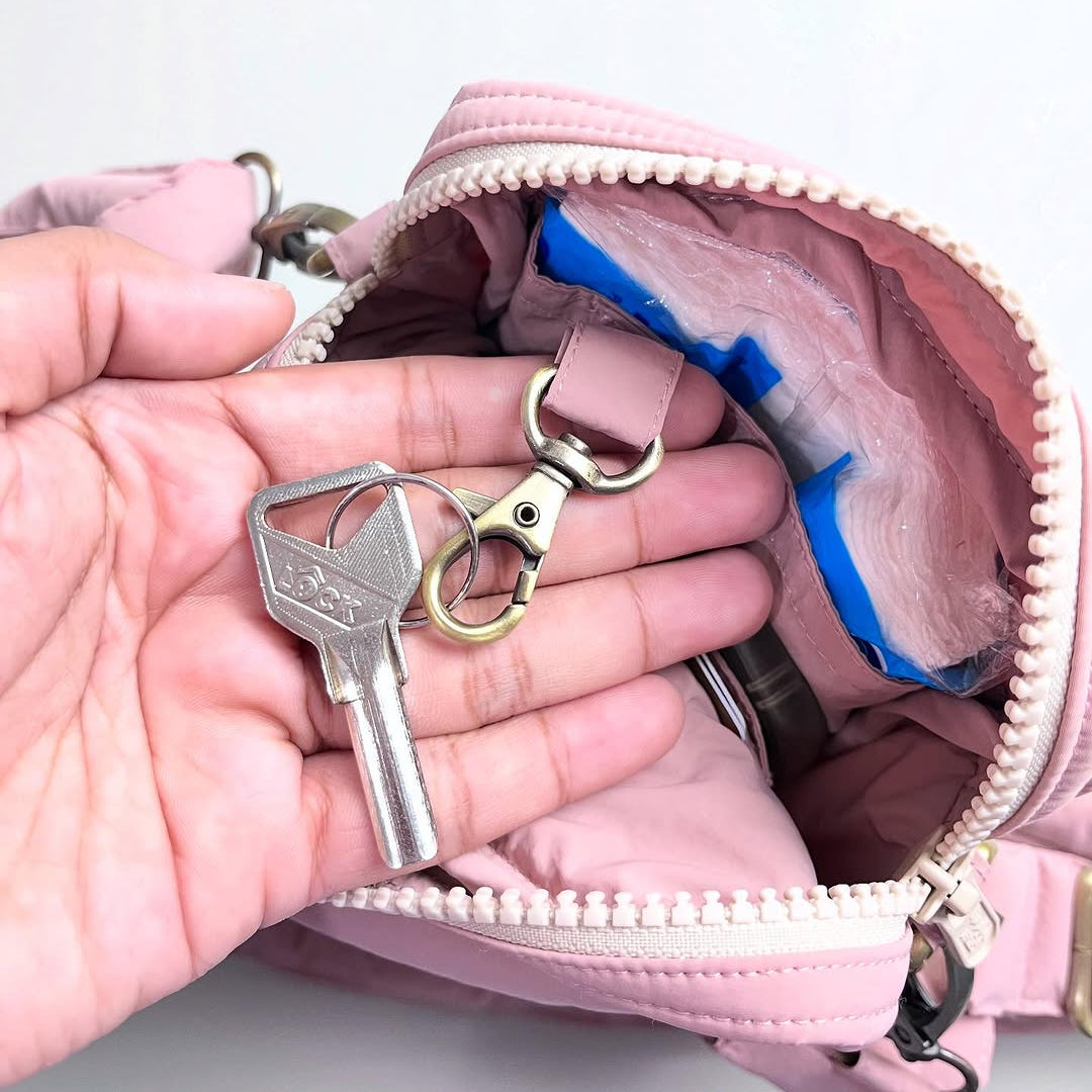 PHONE WALLET POUCH PUFFY & HAND SANITIZER HOLDER_C7089_PRIMEROSE