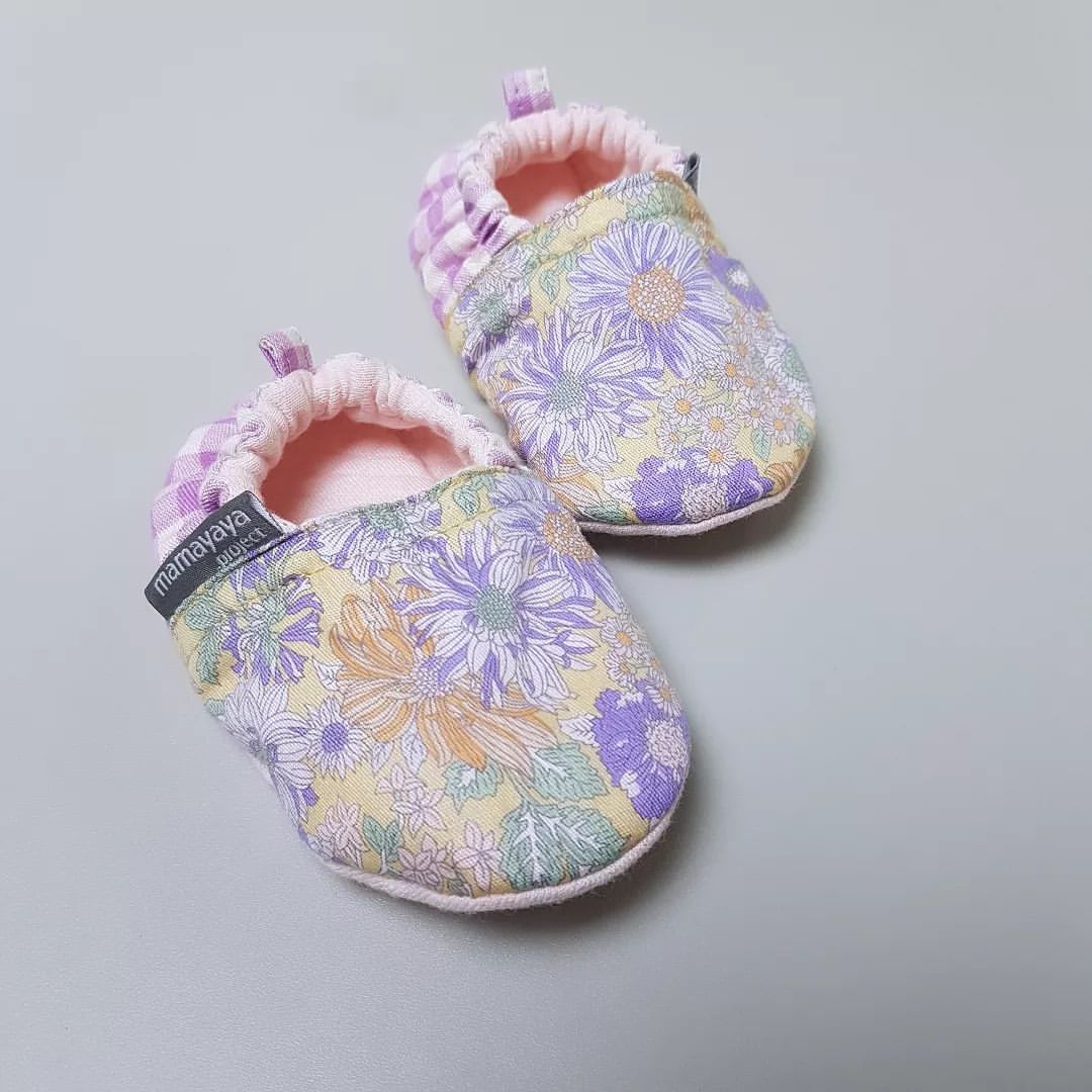 BABY SHOES_A6128_BUNGA KRISAN YELLOW_(9-12)