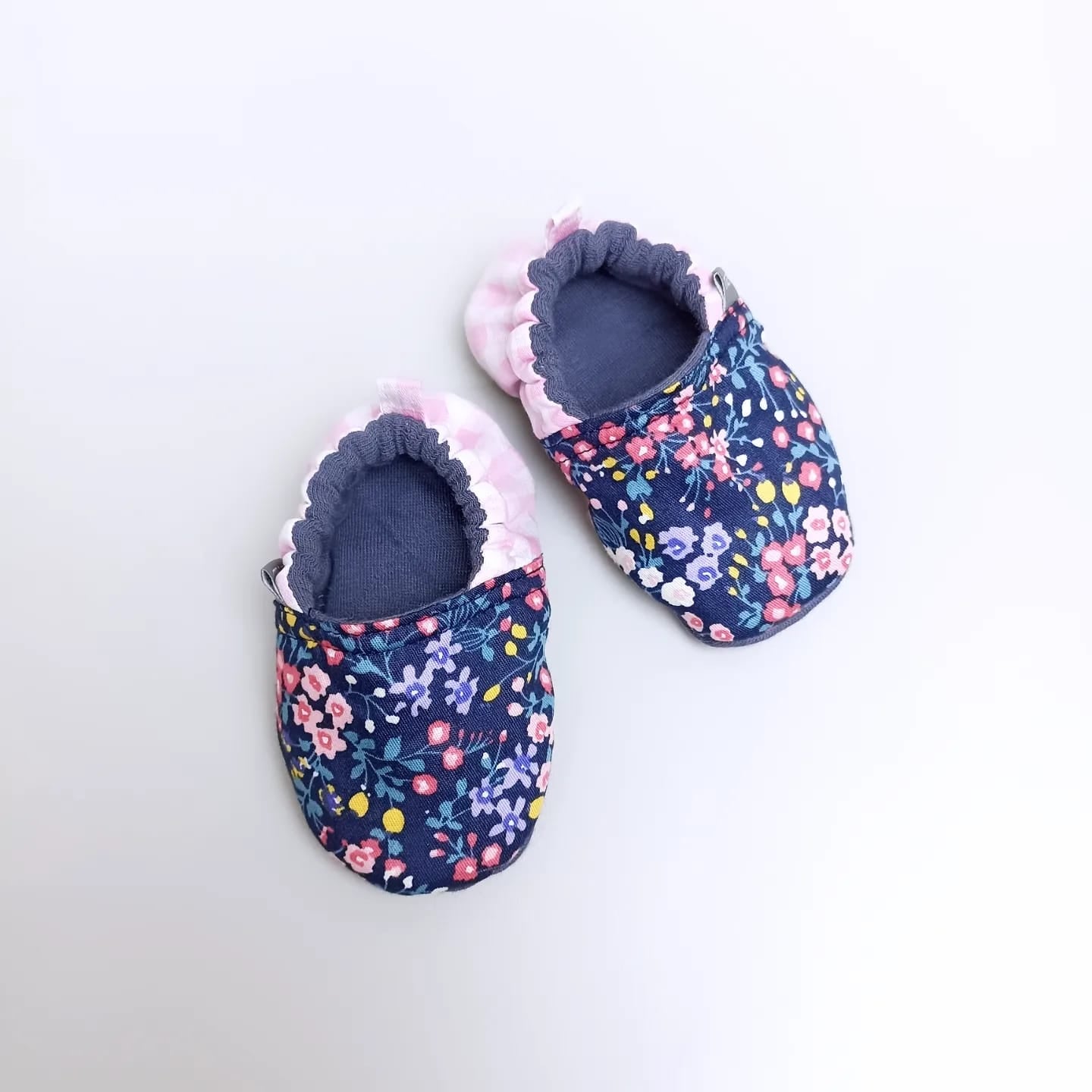 BABY SHOES_A6154_DAFFODILS NAVY_(6-9)