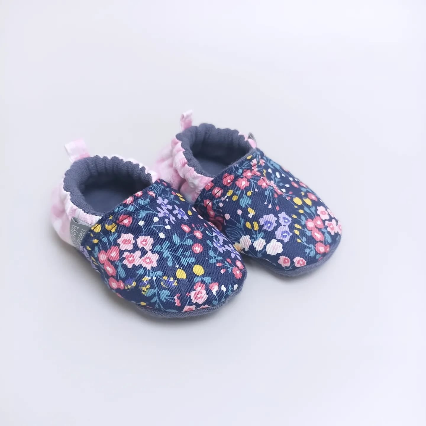 BABY SHOES_A6154_DAFFODILS NAVY_(6-9)