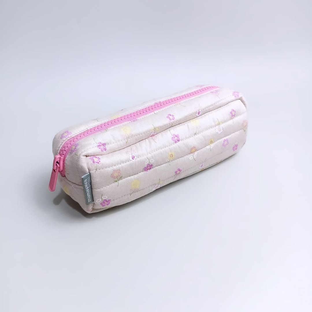 PENCIL CASE_C6354_BUNGA TANGKAI MOCCA