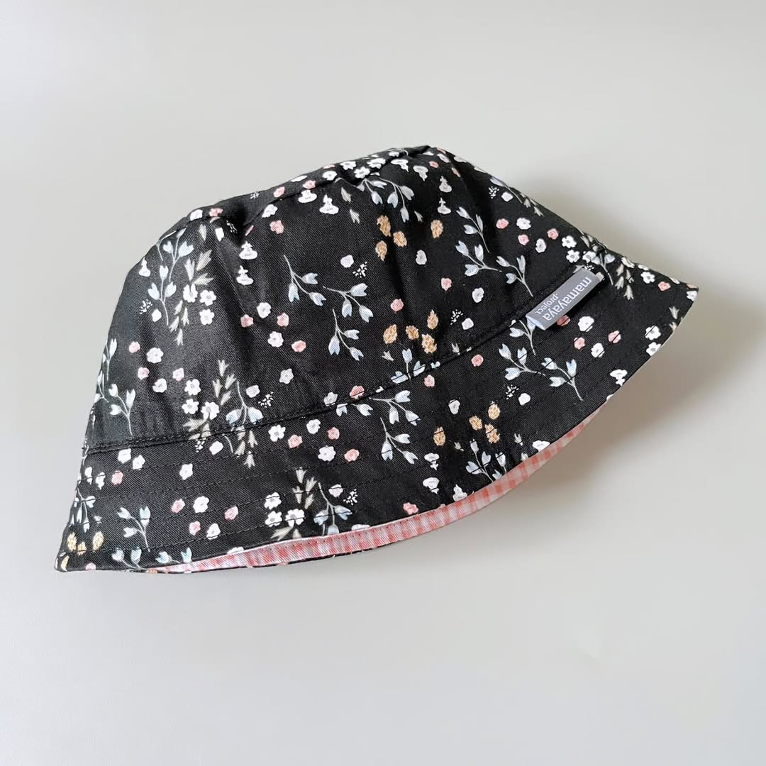 BUCKET HAT_A6367_TANGKAI HITAM_56