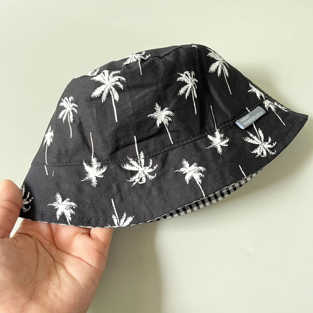 BUCKET HAT_A6411_POHON KELAPA HITAM_56