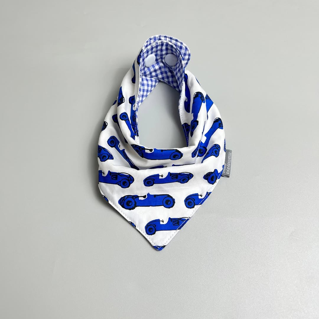 SET BABY | BUCKET HAT | BIBS | BABY SHOES_A6091_FERRARI BLUE