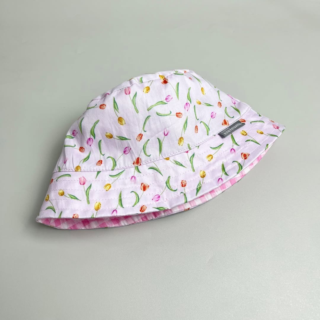 BUCKET HAT_A6419_TANGKAI TULIP PINK_48