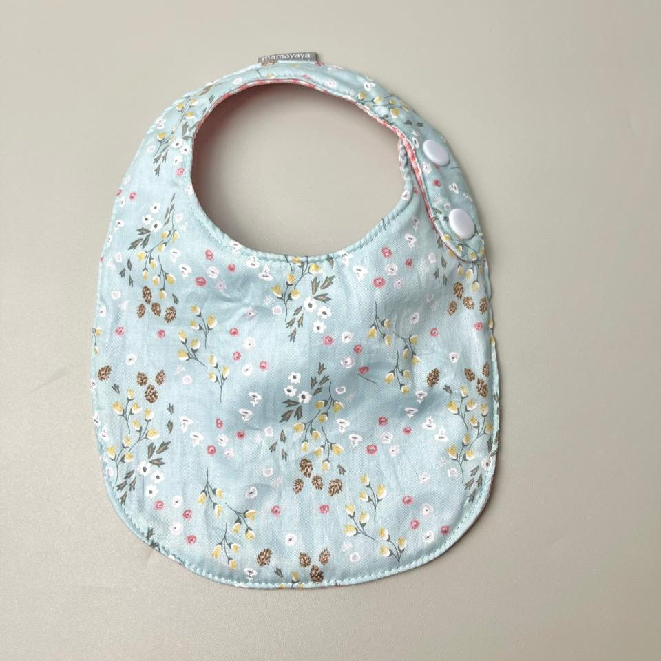 SET BABY | BUCKET HAT | BIBS | BABY SHOES_A1258_ILALANG DASAR BIRU