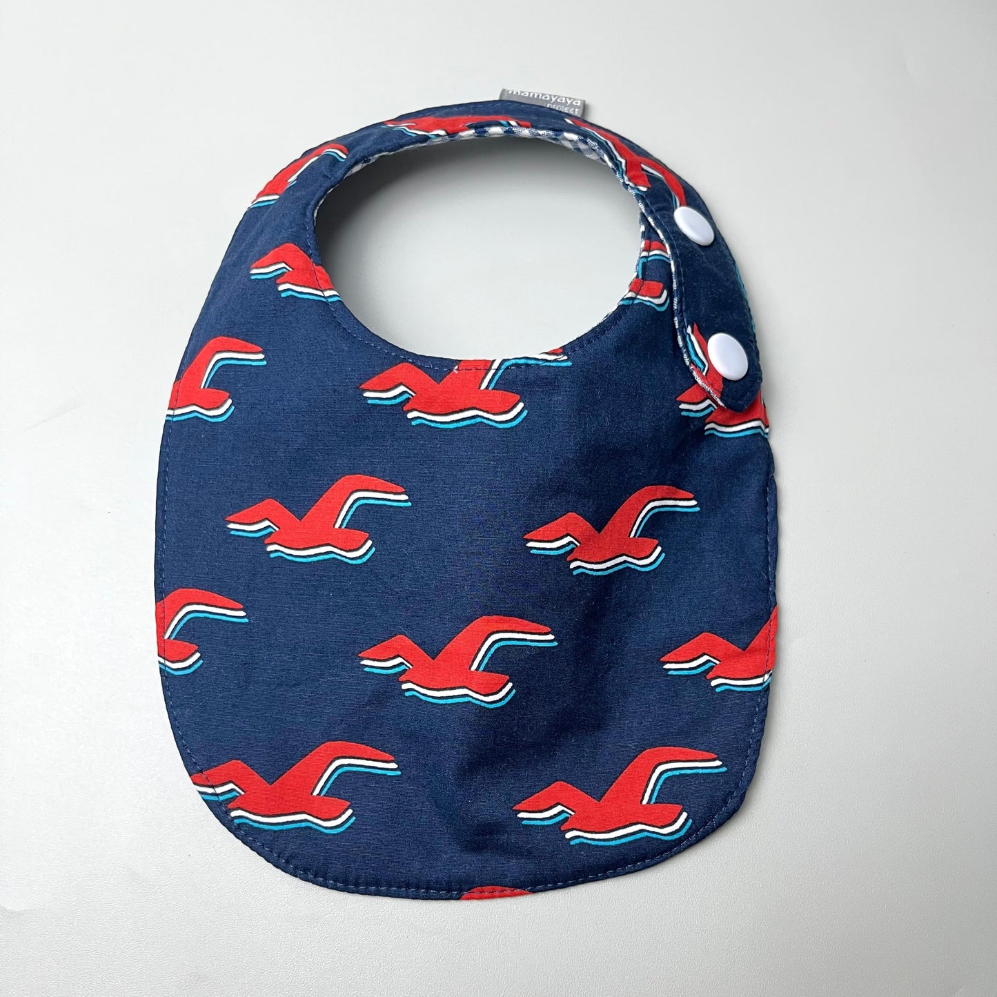 SET BABY | BUCKET HAT | BIBS | BABY SHOES_A7167_BURUNG MERAH NAVY