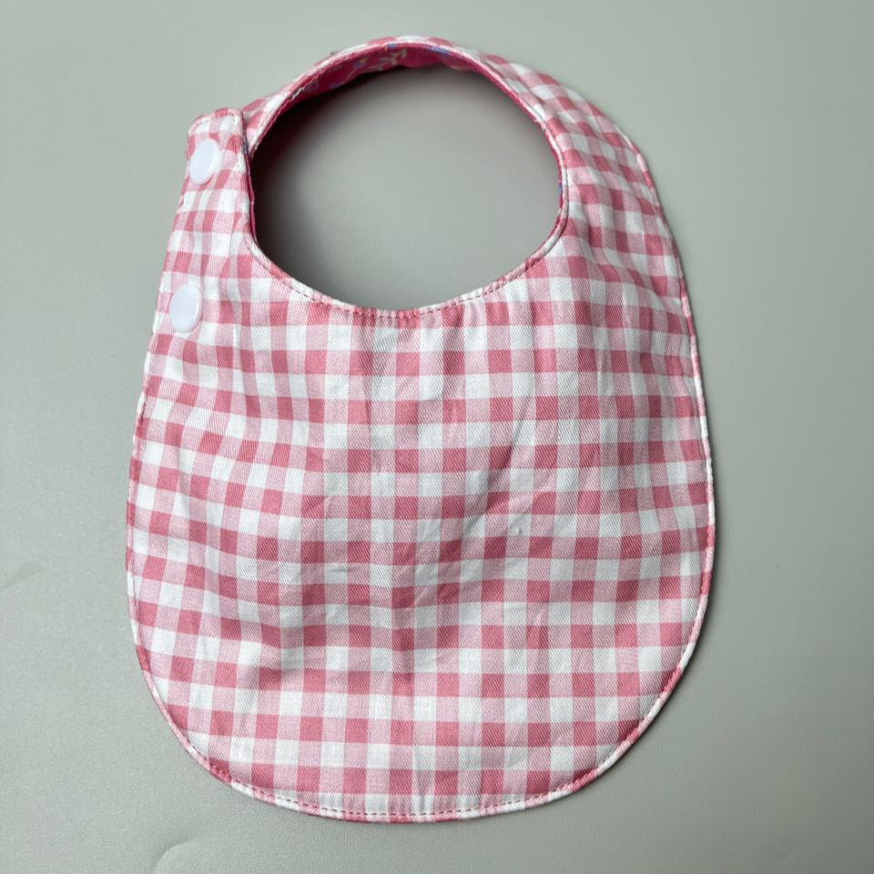 ROUND BIBS_A349_TANGKAI PANJANG DASAR PINK