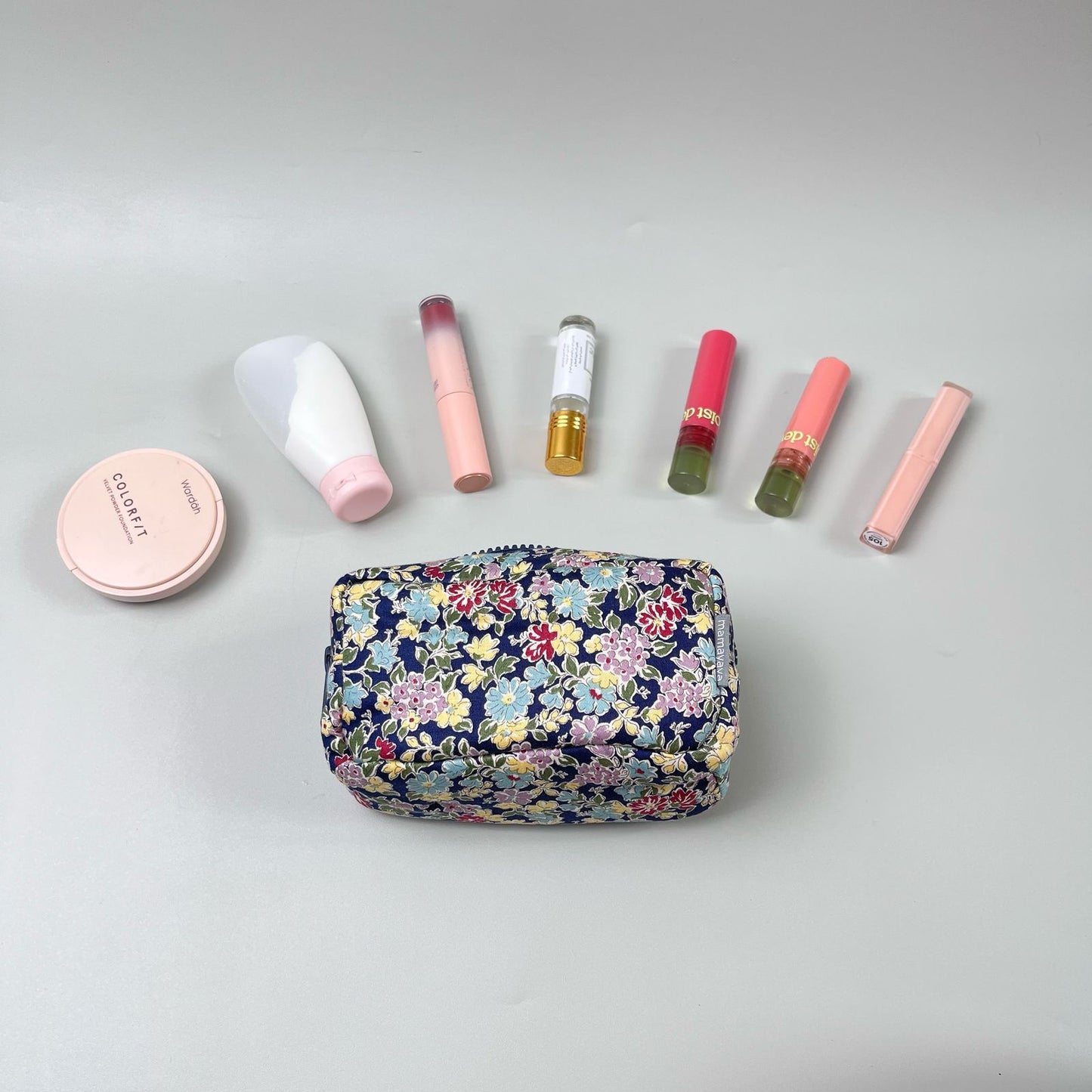 POUCH MEDIUM_A7050_CALENDULA NAVY