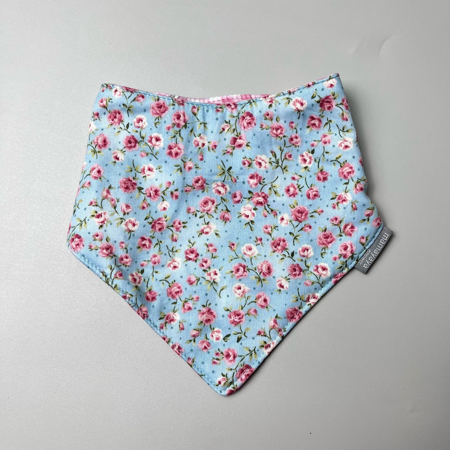 SCARF BIBS_A3008_ROSE DASAR BIRU