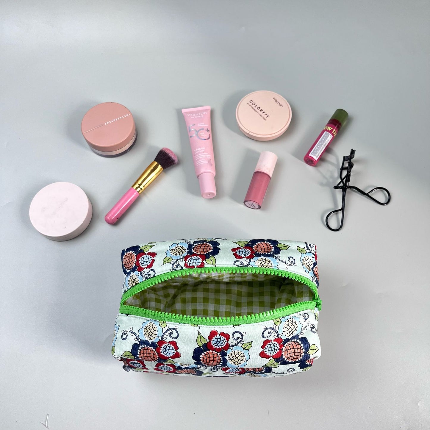 COSMETIC POUCH PUFFY_A7033_PASSIFLORA FLOWER