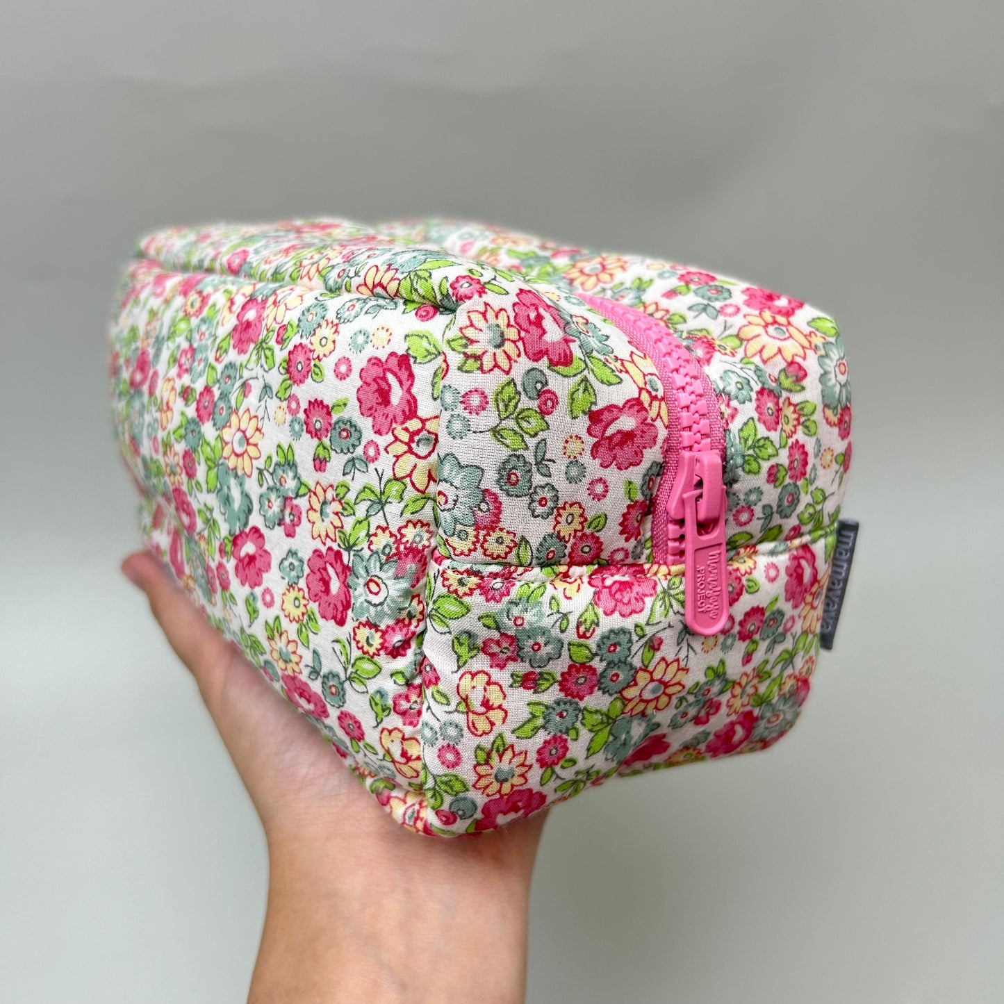 COSMETIC POUCH PUFFY_A7074_CANDYTUFT PINK