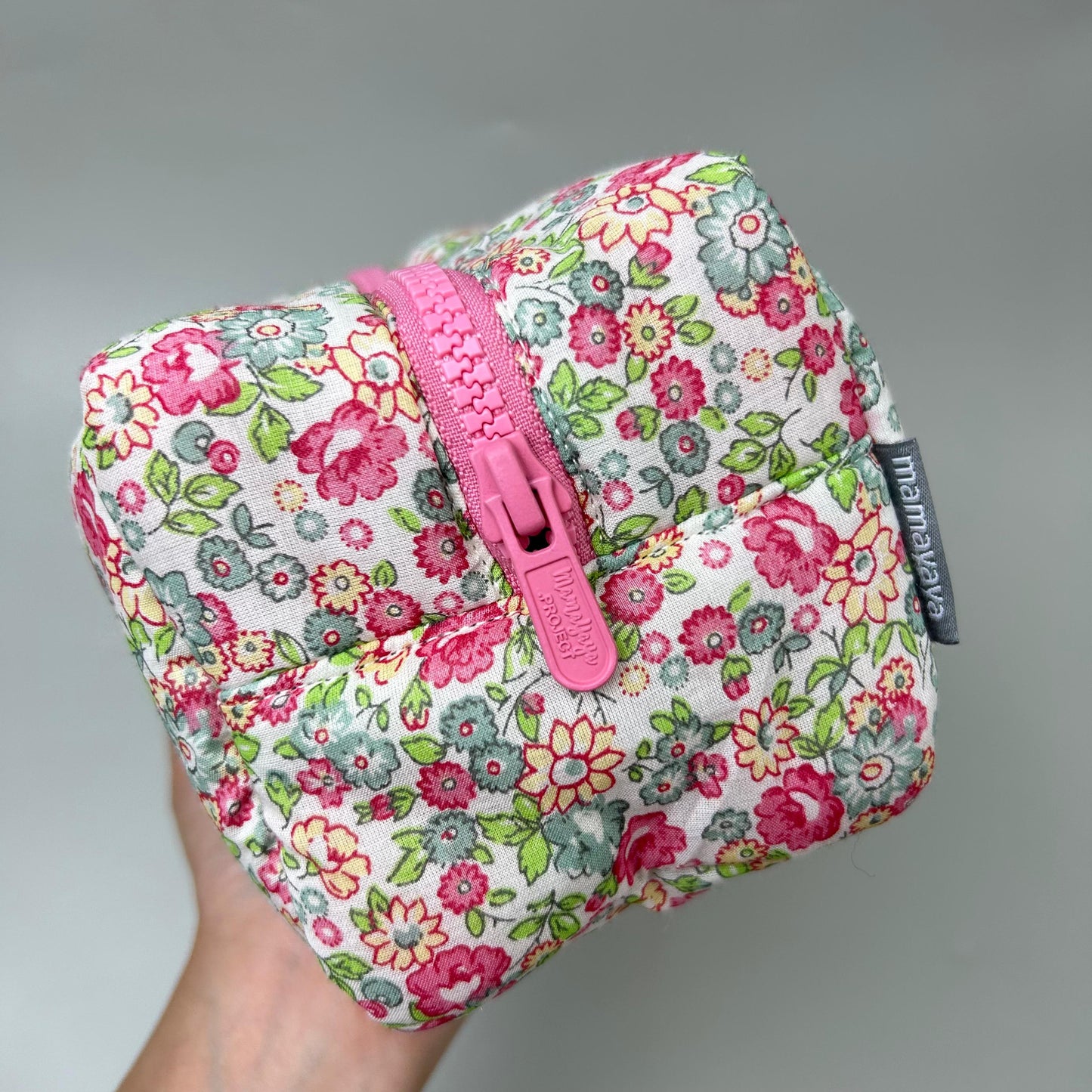 COSMETIC POUCH PUFFY_A7074_CANDYTUFT PINK