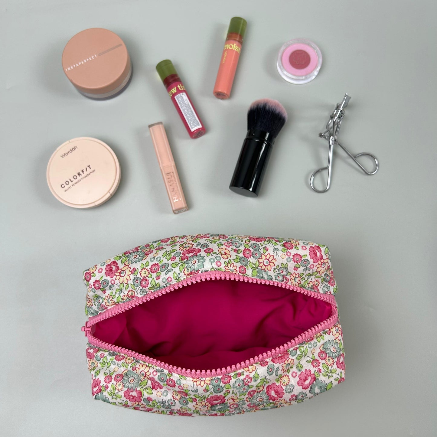 COSMETIC POUCH PUFFY_A7074_CANDYTUFT PINK