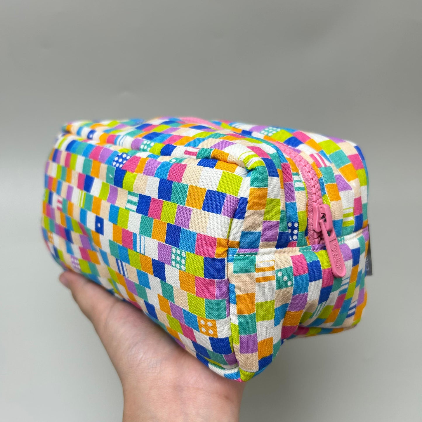 COSMETIC POUCH PUFFY_C7058_DADU PINK