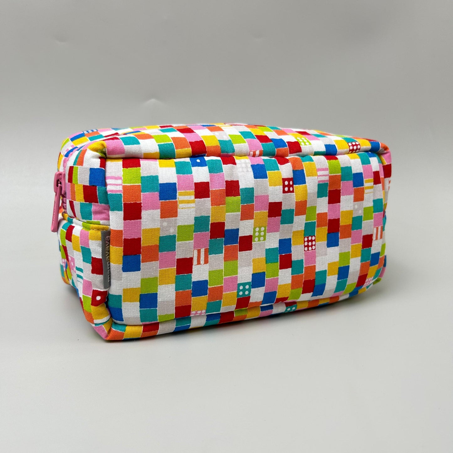 COSMETIC POUCH PUFFY_C7056_DADU MERAH
