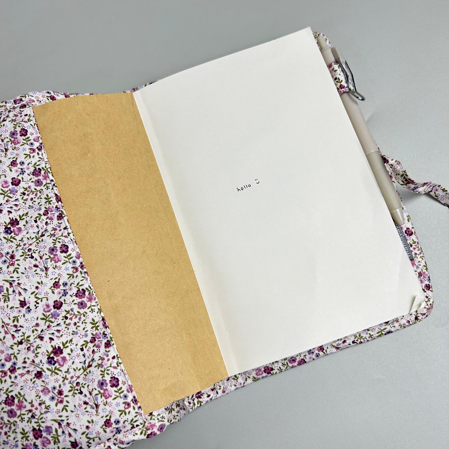 JOURNAL BOOK_A7062_BUNGA IRIS UNGU