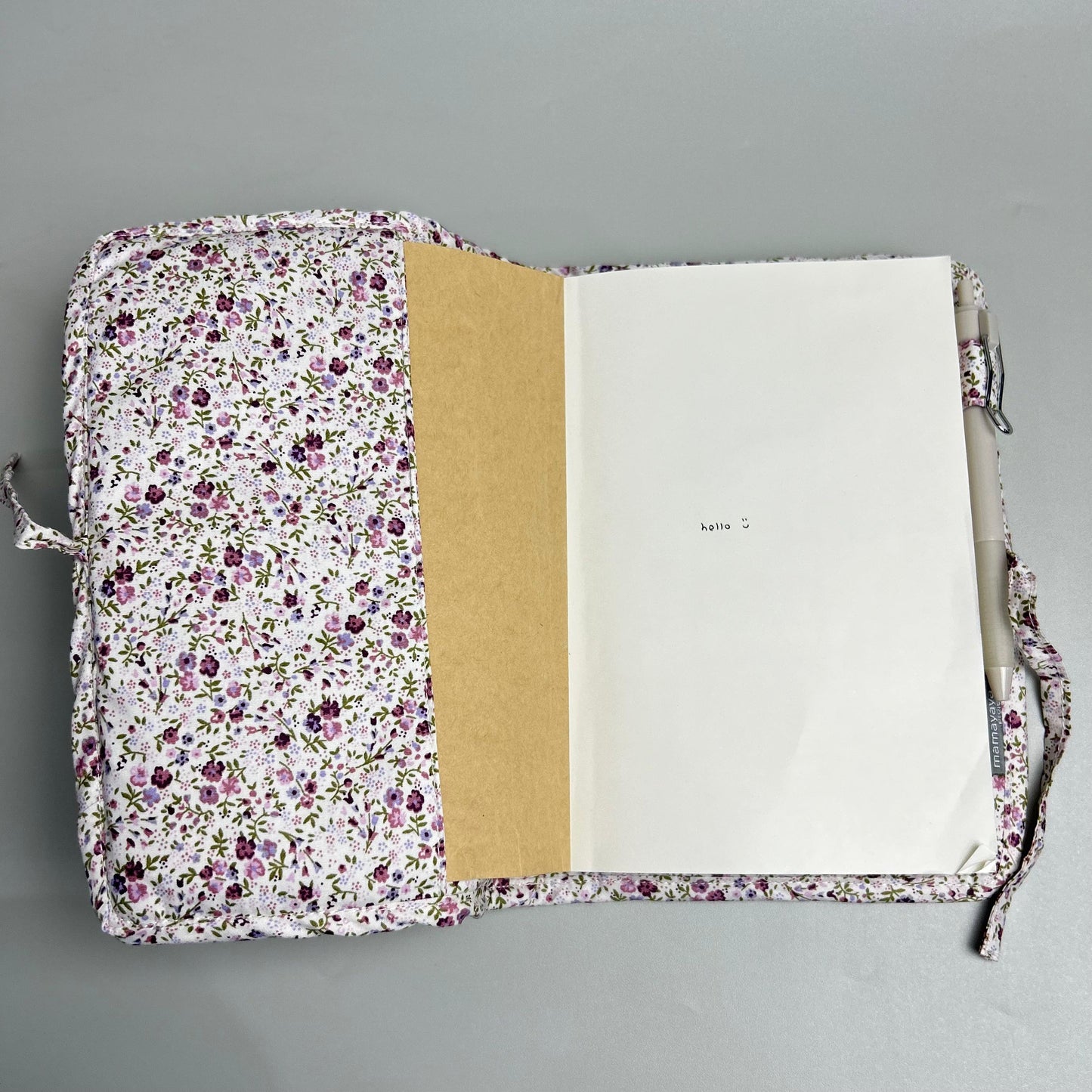 JOURNAL BOOK_A7062_BUNGA IRIS UNGU