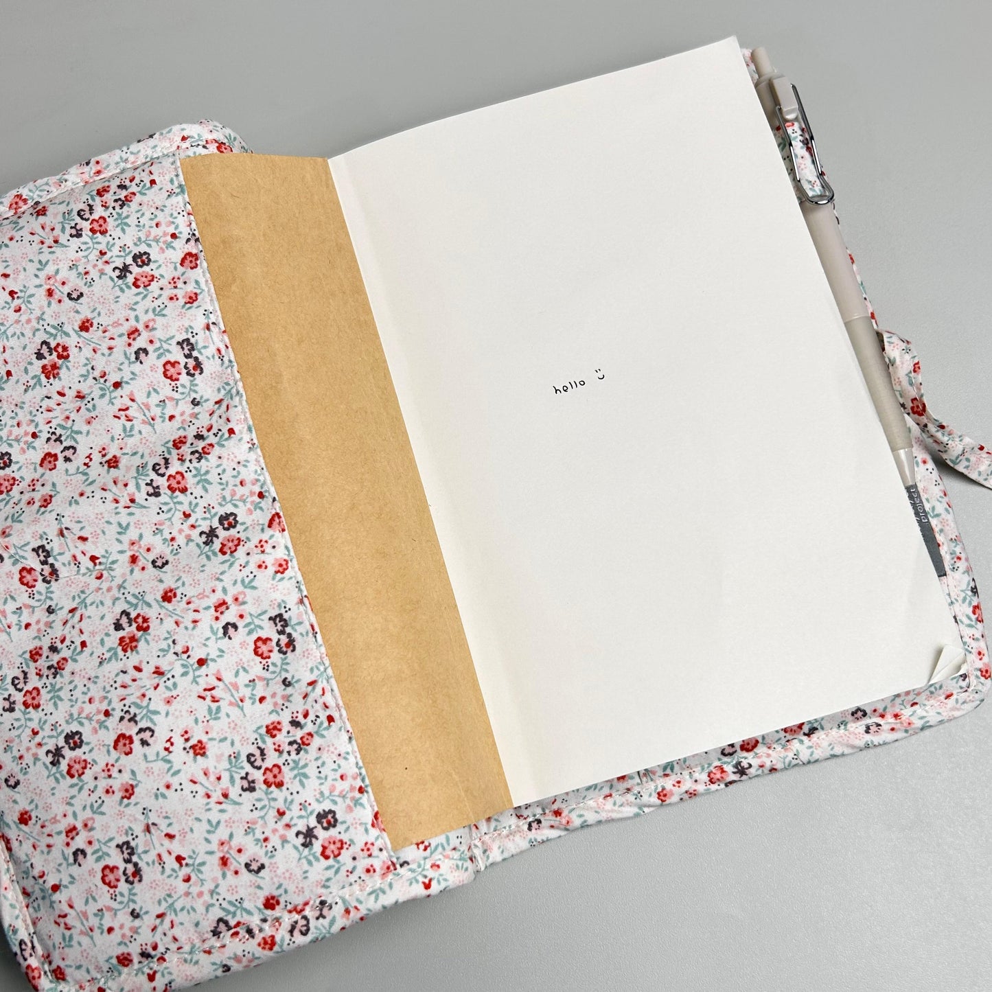 JOURNAL BOOK_A7063_BUNGA IRIS ORANGE