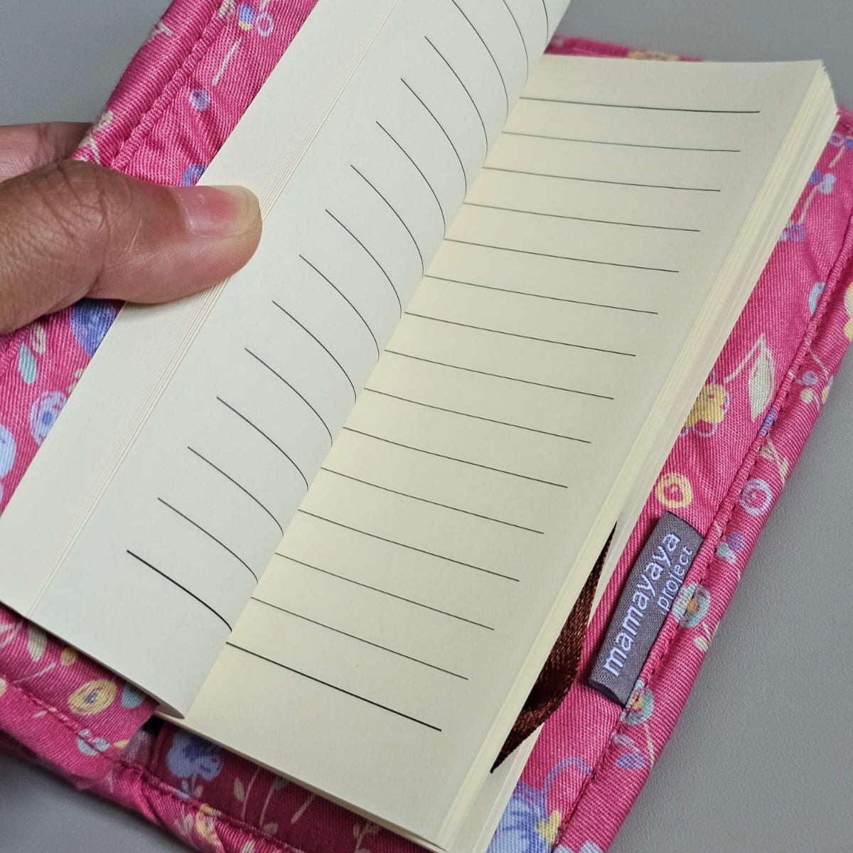 MINI "JOURNAL IBU"_A349_TANGKAI PANJANG DASAR PINK
