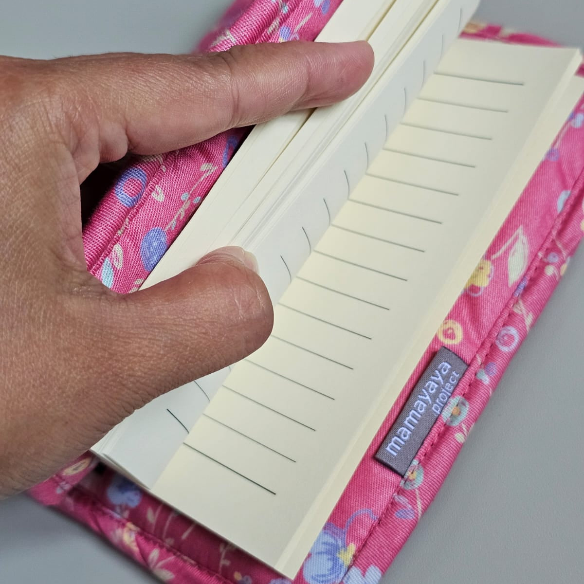 MINI "JOURNAL IBU"_A349_TANGKAI PANJANG DASAR PINK