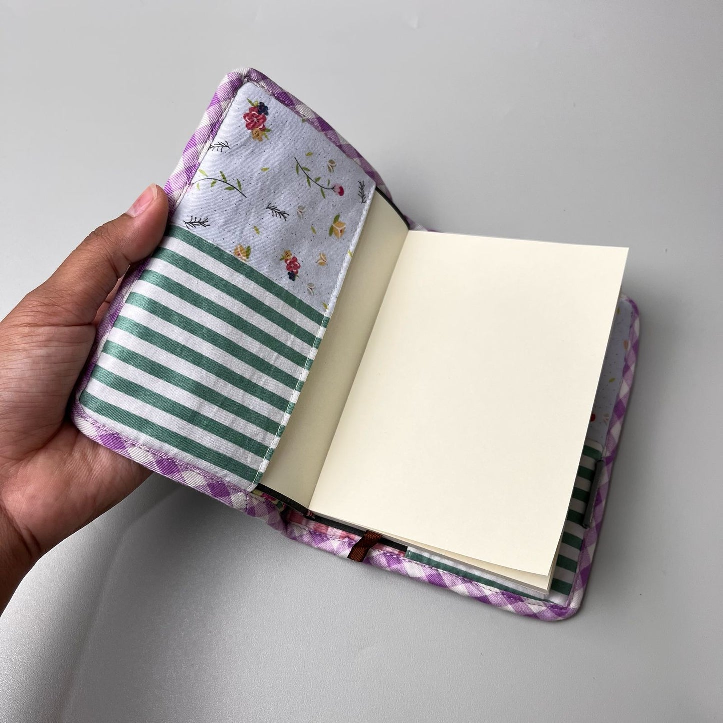 MINI "JOURNAL IBU"_REMAINING FABRIC PURPLE