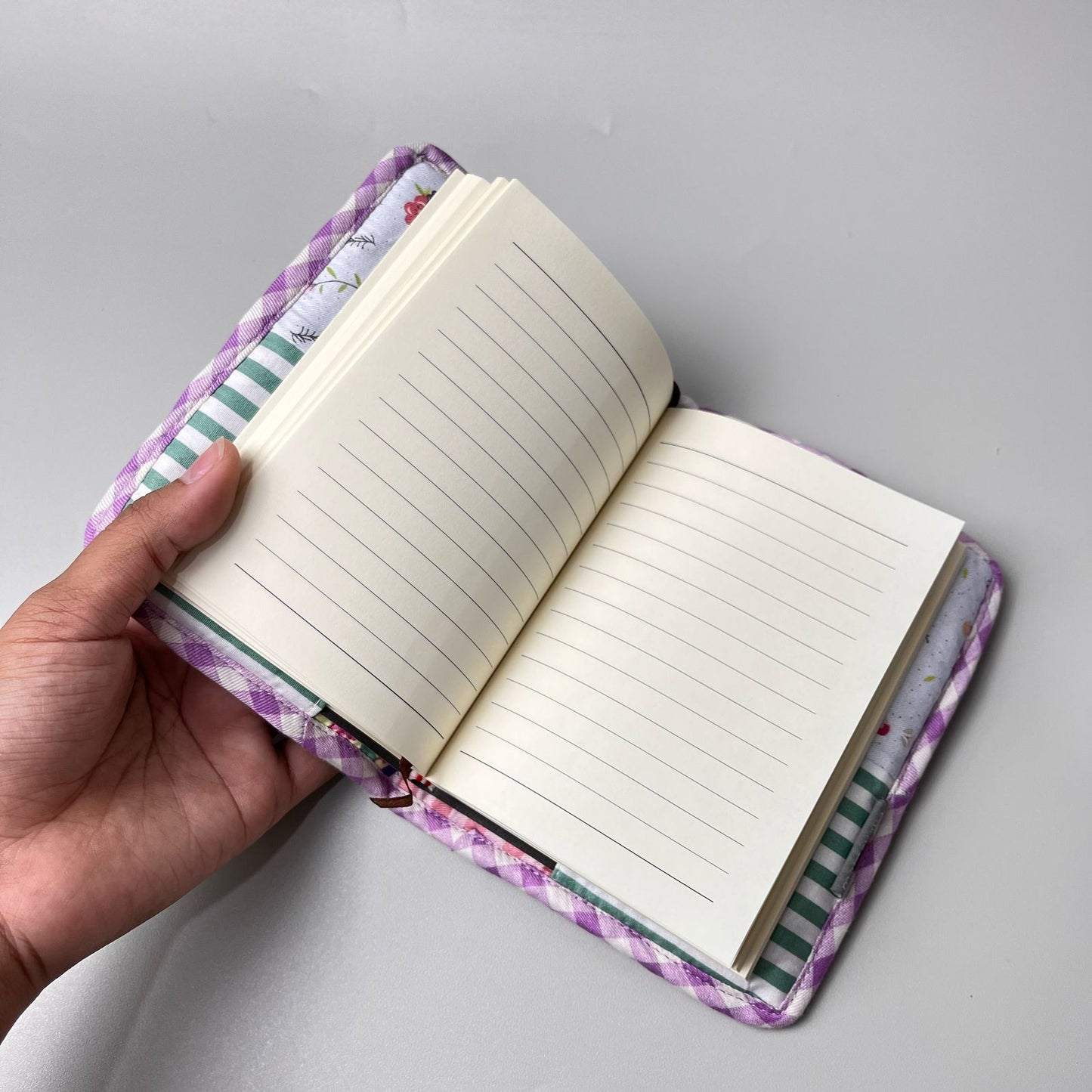 MINI "JOURNAL IBU"_REMAINING FABRIC PURPLE